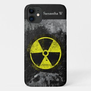 グランジな放射性記号 iPhone 11 ケース