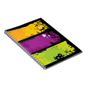 グランジな旗のイラストレーション ノートブック (右側)