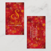 グランジな星の名刺 名刺 (正面/裏面)