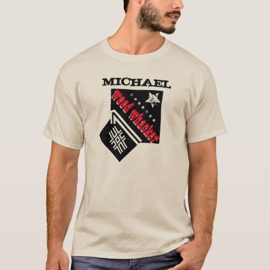 グランジな星A07を持つ第1雑草WACKER Tシャツ (正面)