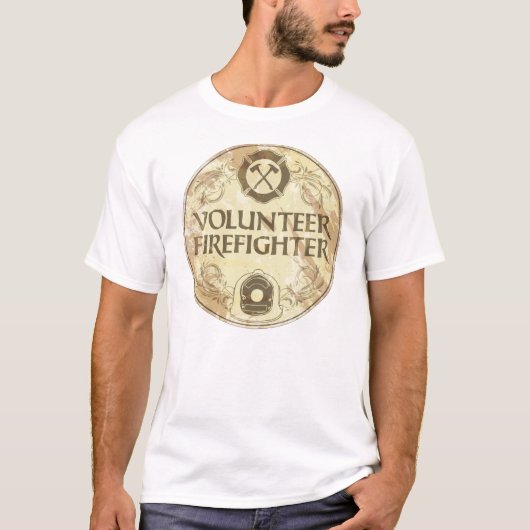 グランジな有志の消防士 Tシャツ (正面)