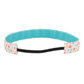 グランジな歯パターン アスレチックヘッドバンド (裏面)