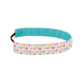 グランジな歯パターン アスレチックヘッドバンド (左)