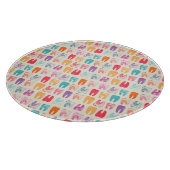 グランジな歯パターン カッティングボード (角)