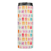 グランジな歯パターン タンブラー (裏面)