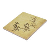 グランジな汚されたタケの紙の背景 タイル (側面)