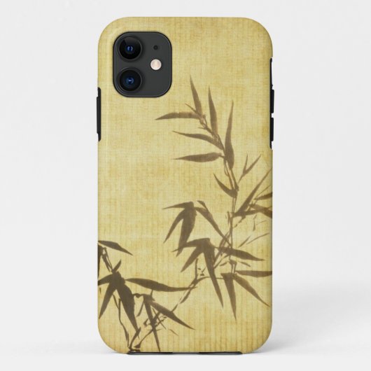 グランジな汚されたタケの紙の背景 Case-Mate iPhoneケース (裏面)
