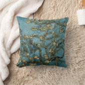 グランジな活気付くアーモンド木(ゴッホ) クッション (ブランケット)