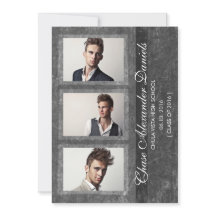 グランジな灰色の2016年の卒業の発表