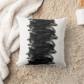 グランジな白黒 クッション (ブランケット)