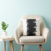 グランジな白黒 クッション (椅子)