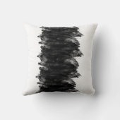 グランジな白黒 クッション (裏面)