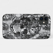 グランジな砂糖のスカルパターン Case-Mate iPhoneケース (裏面(横))
