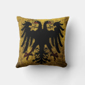 グランジな神聖ローマ帝国の旗 クッション (裏面)