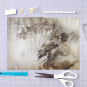 グランジな紙の抽象的な水彩画の背景 薄葉紙 (クラフト)