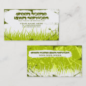 グランジな緑場面 名刺 (正面/裏面)