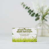 グランジな緑場面 名刺 (スタンド正面)