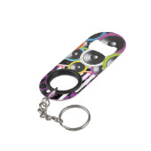 グランジな背景 キーホルダー栓抜き (裏面アングル)