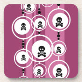 グランジな背景 コースター (正面)