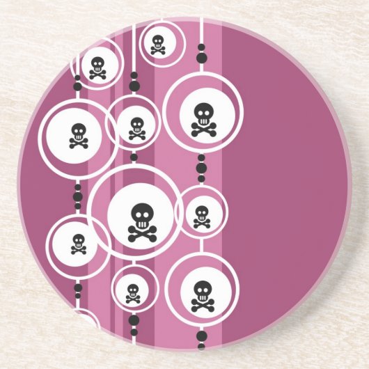 グランジな背景 コースター (正面)