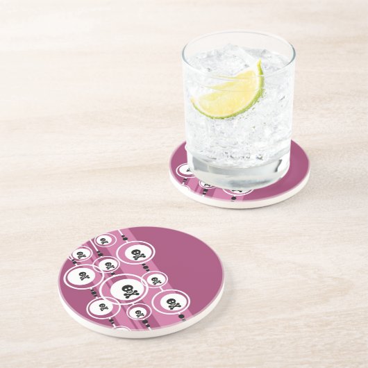 グランジな背景 コースター (側面)