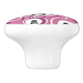 グランジな背景 セラミックノブ (側面)