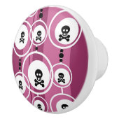 グランジな背景 セラミックノブ (右)