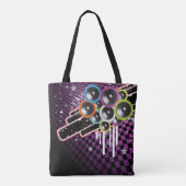 グランジな背景 トートバッグ (裏面)