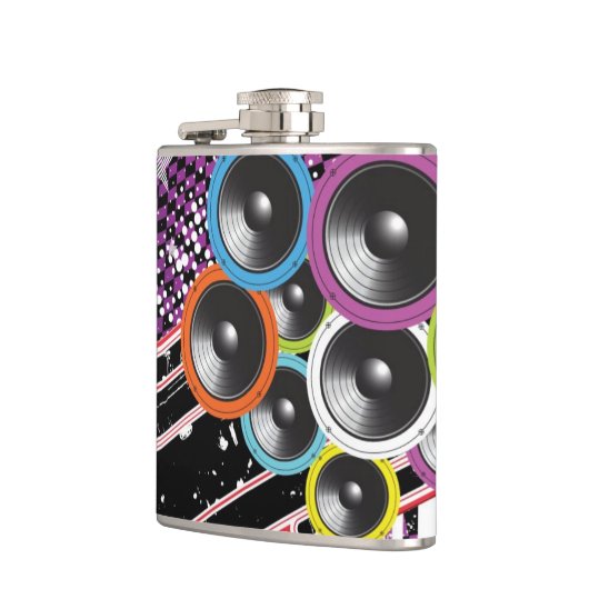 グランジな背景 フラスク (左)