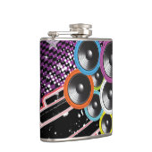 グランジな背景 フラスク (右)