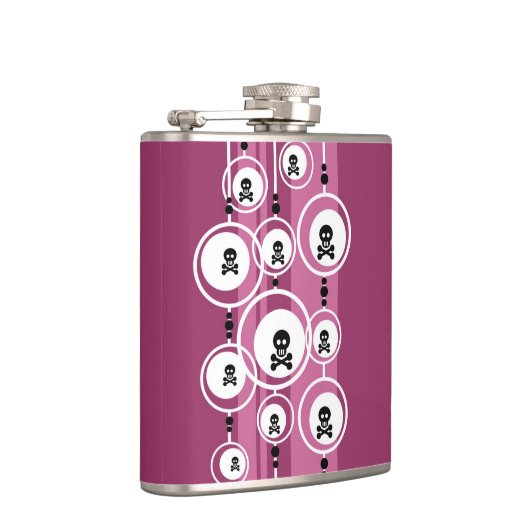 グランジな背景 フラスク (右)