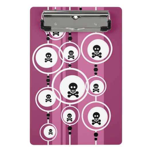 グランジな背景 ミニクリップボード (正面)