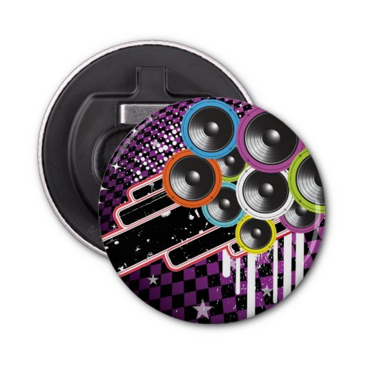 グランジな背景 栓抜き (正面)