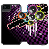 グランジな背景 INCIPIO iPhoneウォレットケース (フォリオ Open)