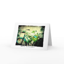 グランジな自転車のクリスマス