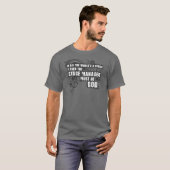 グランジな舞台主任の神 Tシャツ (正面フル)