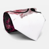 グランジな花柄 ネクタイ (ロール)