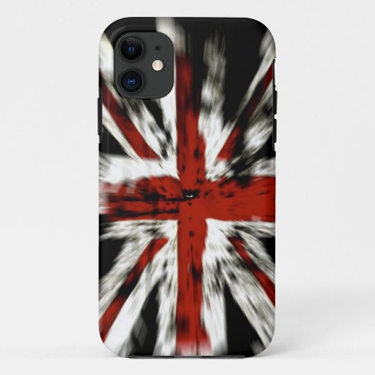 グランジな英国国旗のiPhone 5の場合 Case-Mate iPhoneケース (裏面)