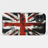グランジな英国国旗のiPhone 5の場合 Case-Mate iPhoneケース (裏面(横))