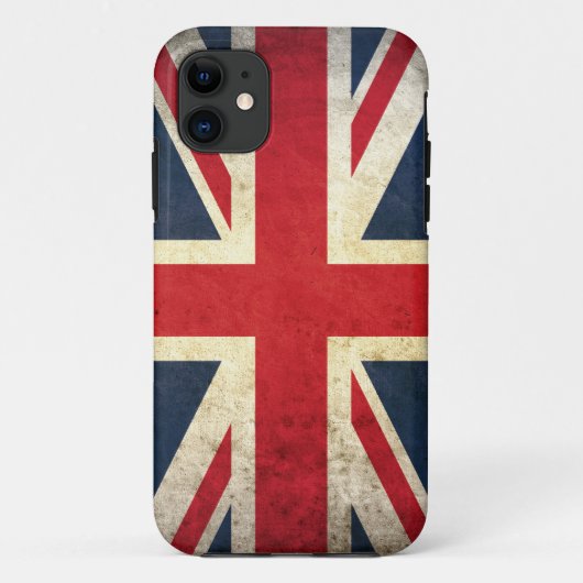 グランジな英国国旗 Case-Mate iPhoneケース (裏面)