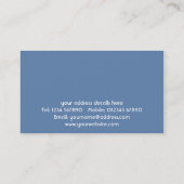 グランジな蝶名刺 名刺 (裏面)