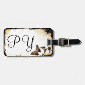 グランジな蝶 ラゲッジタグ (正面横)