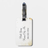 グランジな蝶 ラゲッジタグ (裏面縦)