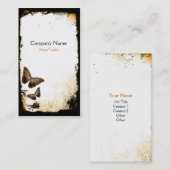 グランジな蝶 名刺 (正面/裏面)