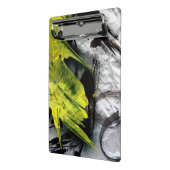 グランジな質の意味深長なブラシの打撃 ミニクリップボード (アングル2)