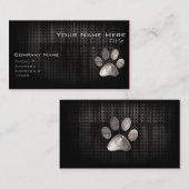 グランジな足のプリント 名刺 (正面/裏面)