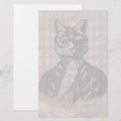 グランジな道化師猫 便箋 (正面/裏面)