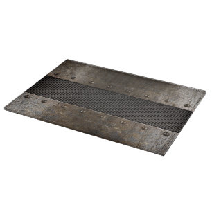 グランジな金属の背景 カッティングボード