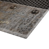 グランジな金属の背景 カッティングボード (角)