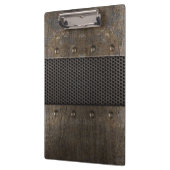 グランジな金属の背景 クリップボード (左)